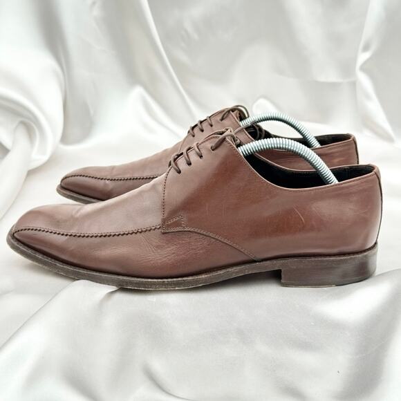 To Boot New York Adam Derrick Brown Cognac leather Oxford Derby Men’s 10 - Picture 1 of 11